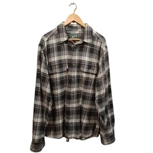 Woolrich Men's Oxbow Bend Plaid Flannel Shirt Modern Fit Style 6111 MCN Large